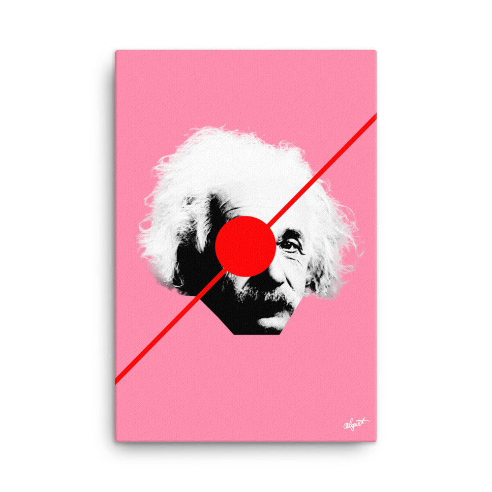 Pirate Einstein Canvas Print (24" x 36")